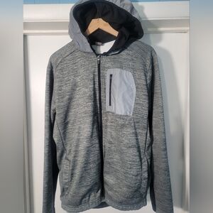 OLD NAVY HOODED LIGHTWEIGHT GREY JACKET - SIZE L